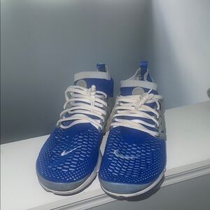 Blue and White Nike Presto Sneakers